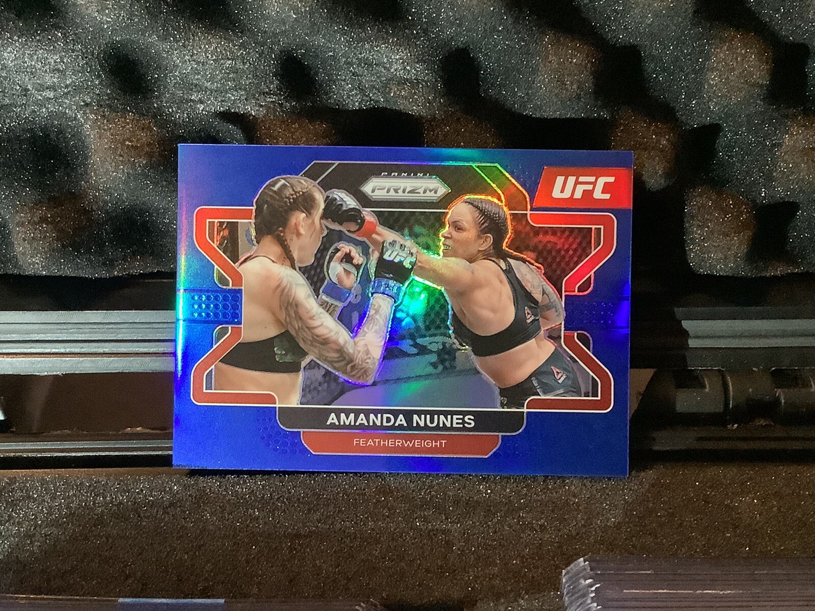 2022 Panini Blue Prizm UFC #65 Amanda Nunes Featherweight 196/199