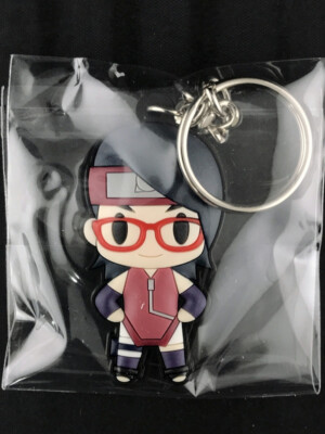 Boruto Naruto the Movie D4 Rubber Key Holder Ring empty Sarada Uchiha New