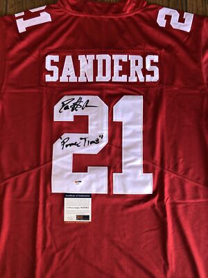 NFL Dion Sanders サイン入りユニフォーム Deion Sanders Signed Baltimore Ravens Jersey (Beckett COA