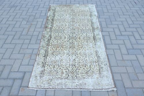 Alfombra de acento de 3,3x6,4 pies, alfombra fresca, alfombras vintage, alfombra de cocina, alfombra turca - Imagen 1 de 6