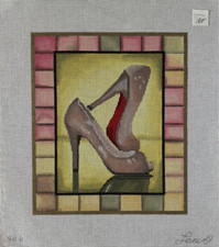 Lani High Heels HandPainted Needlepoint 13ct 10x12" SH-2