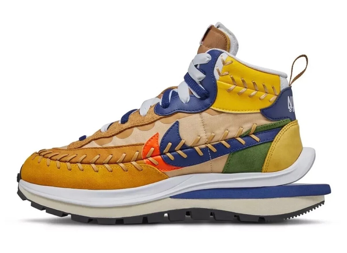 Size 11 - sacai x Jean Paul Gaultier x Nike VaporWaffle Sesame for