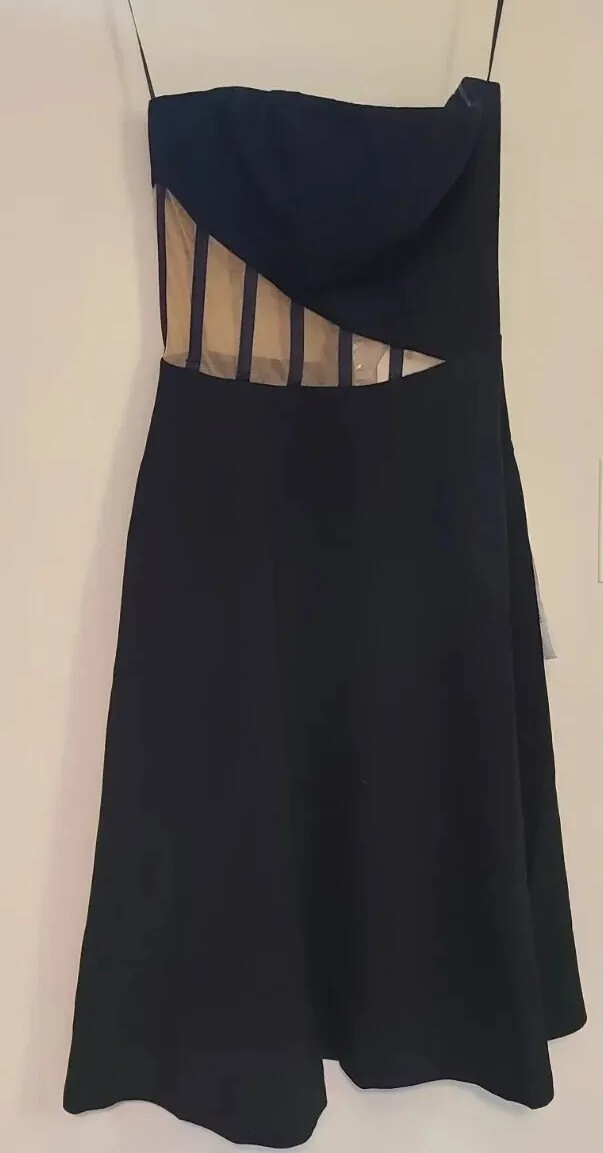 dress the population strapless corset dress Dress The Population Cosette Corset Strapless Bodycon Dress - Black