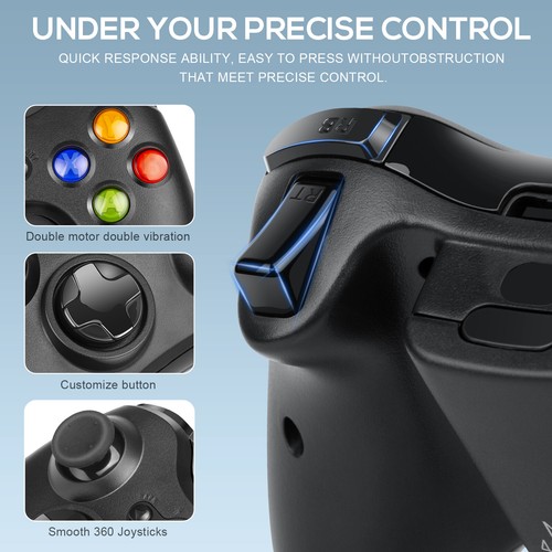 For Microsoft Xbox 360 Wireless Controller / Rechargeable Battery Pack Charger - Picture 2 of 38