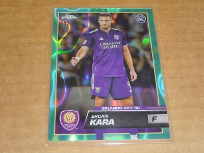 2023 Topps Chrome MLS SOCCER ERCAN KARA AQUA LAVA REFRACTOR /125 M7418