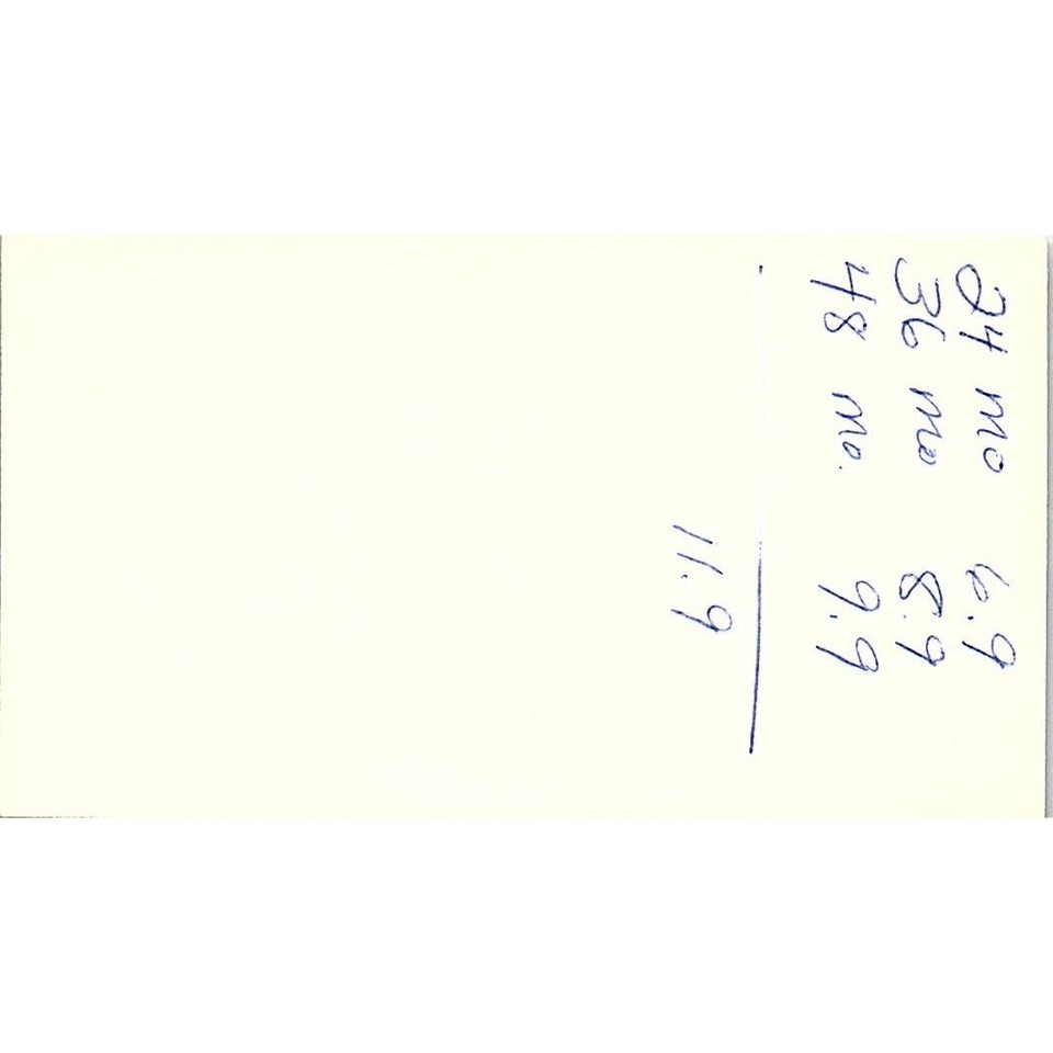 Susan LaCaze Dutch Holland Oldsmobile Baytown TX Vintage Business Card