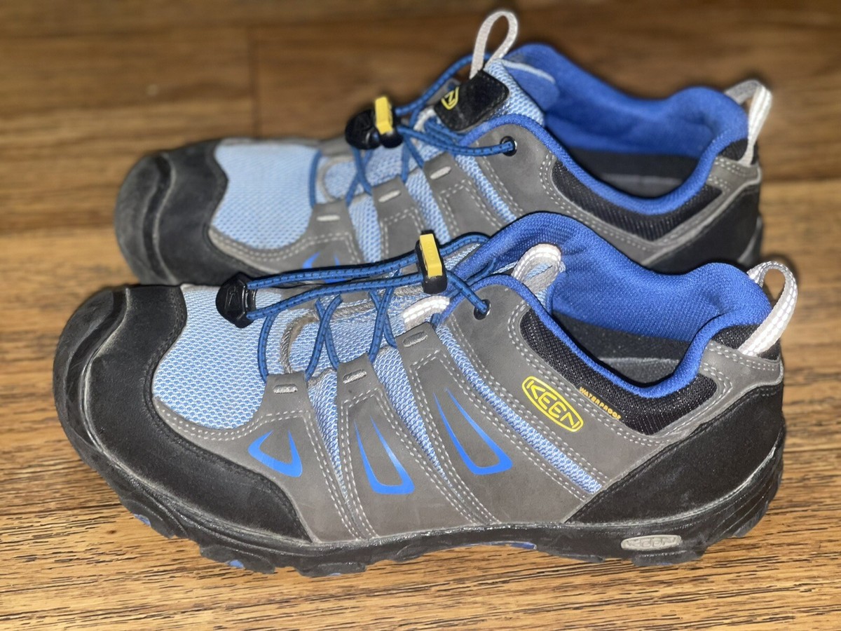 KEEN Oakridge Mens Size US Blue/Gray Low Lace Up Outdoor Hiking