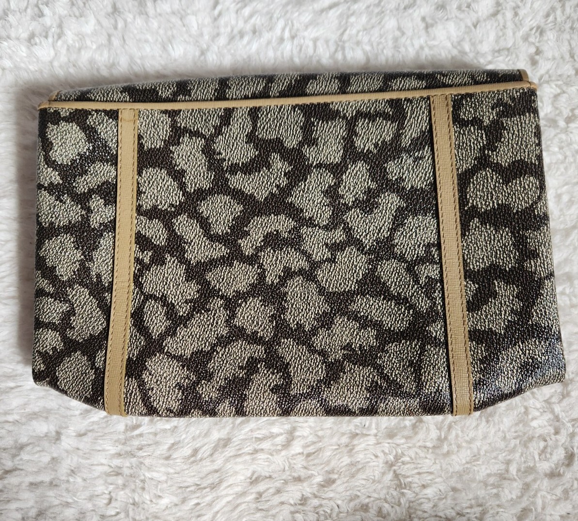 YSL Yves Saint Laurent Custodia a frizione in pelle