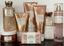 Bath & Body Works LOT OF 8 PURE WONDER  Glowtion-Mist-Shower-Wash-Cream-Bar-etc