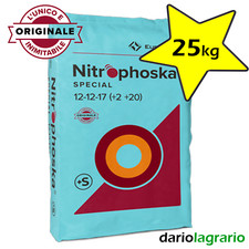 Concime Nitrophoska ® Special 12 12 17 Kg 25 per Pomodoro Uva Agrumi Frutteto