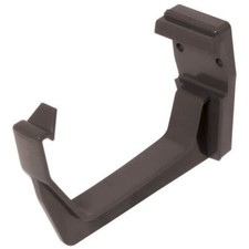 Floplast Guttering RKS1AG 114mm Square Line - Fascia Bracket - Anthracite Grey