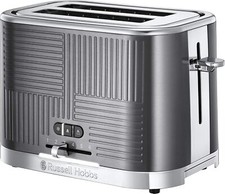 Russell Hobbs 2 Slice Toaster,  25250 1640w Polished Accents, Staninless Steel