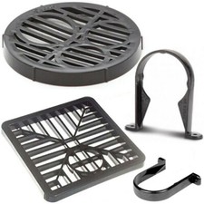 Black Round Gully 7'' 175mm Round & Square Grid Gully 6'' Grid Cover,Gully grid