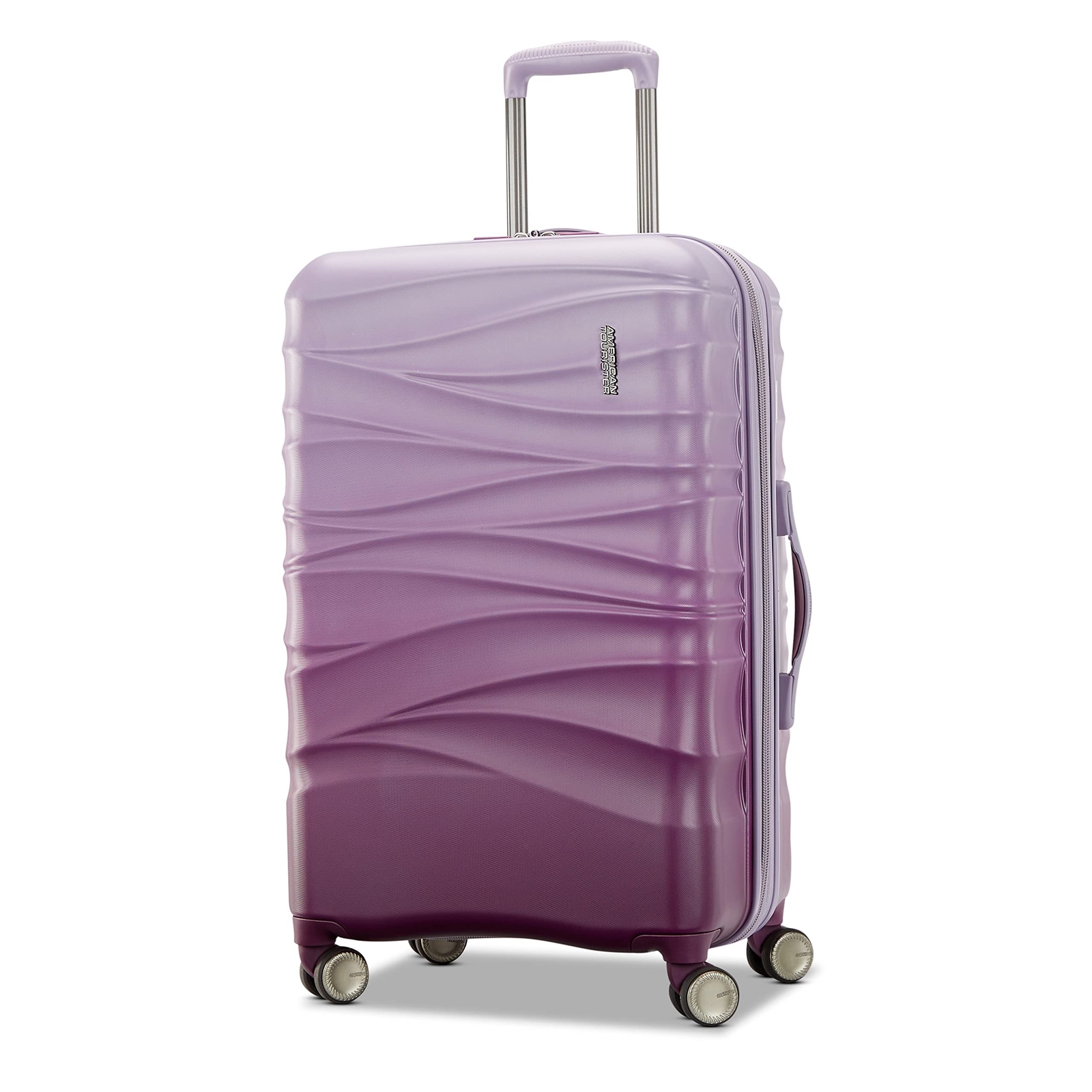 Cascade Hardside Expandable Luggage Wheels, Purple Haze, 24-Inch Spinner
