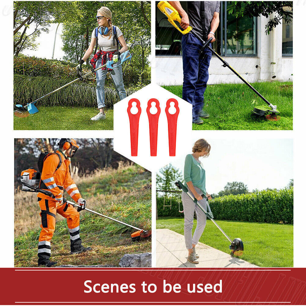 Replacement Grass Trimmer Plastic Blades Garden Crop for Ozito Kuller