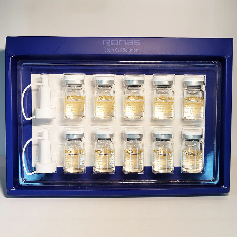 Ronas Stem Cell Solution Ampoule Set MTS Elasticity Wrinkle Lifting K-Beauty  - Image 2 of 4