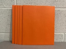 Roaring Springs 2 Pocket 2 Color Pocket Orange/Yellow Folders 50202 Pack Of 5