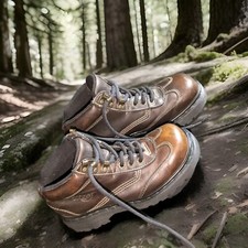 Vintage Dr Martens 9234 3 Eye Brown Grizzly Boots M/In England M/US6 W/US 7.5