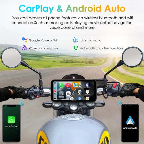 Carpuride W603 Wireless Portable Motor Stereos Carplay Android Auto BT Audio GPS - Image 4 of 4