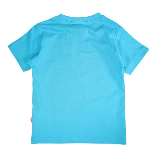 Camiseta Niño Manga Corta, Color Azul Claro. Lee Cooper N°7, De 2 A 14 Años - Imagen 4 de 5
