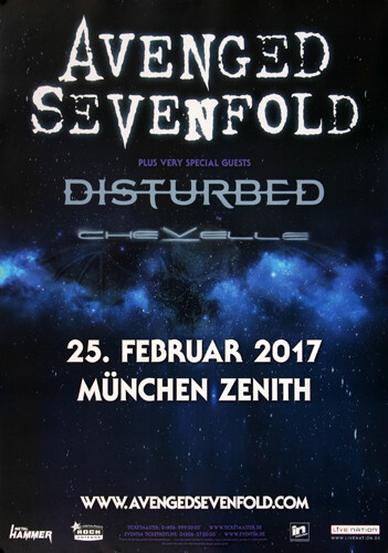 Avenged Sevenfold - The Stage, MüNchen 2017 | Konzertplakat | Poster-image