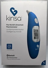 Kinsa KET-003 Digital Smart Ear Thermometer - Bluetooth. NEW FREE SHIPPING