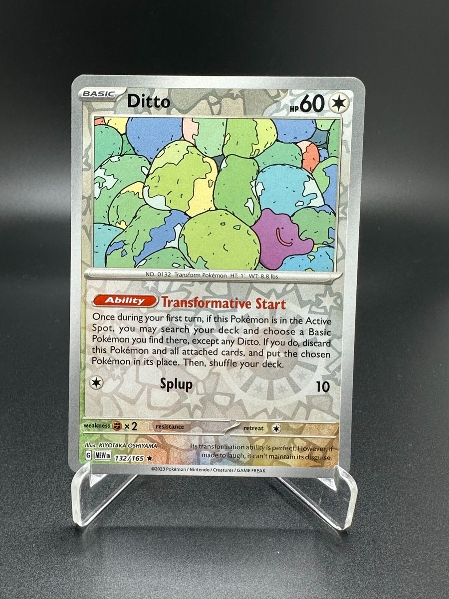 Ditto 132/165 Reverse Holo - Scarlet & Violet 151 - Pokemon TCG | eBay