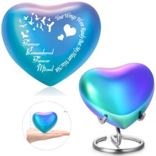 Heart Keepsake Urn Cremation Mini Ashes Urn Personalized Engraved Various Design