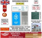 BROTHER CB3-B917 BUTTON SEW TQX1 1985 175X1 SES S=80/12 INDST SEWING MCHN NEEDLE