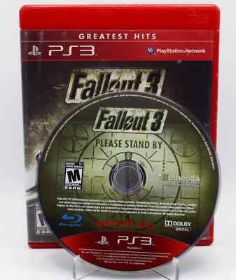 Fallout 3 Greatest Hits (Sony PlayStation 3, 2008) No Manual