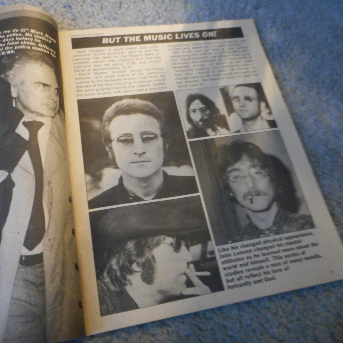 JOHN LENNON & THE BEATLES MAGAZINE A SPECIAL TRIBUTE 1980-81 