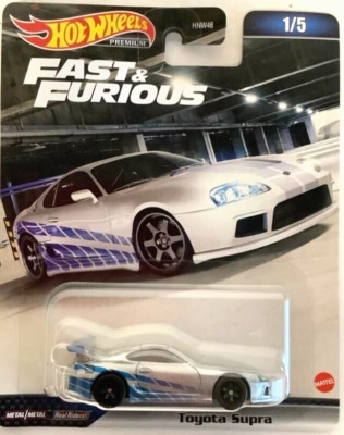 NEW Hot Wheels Premium Fast & Furious TOYOTA SUPRA 1/5 Car 1:64