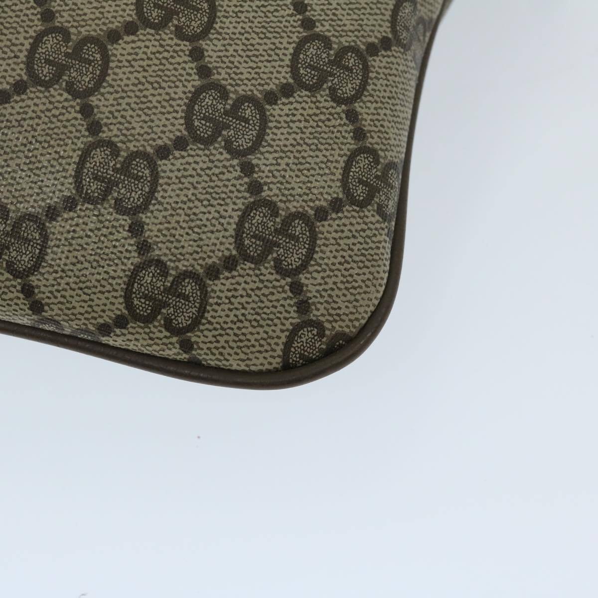 GUCCI GG Supreme Web Sherry Line Shoulder Bag Beige Red 98 GUCCI GG Supreme Web Sherry Line Shoulder Bag Beige Red 98