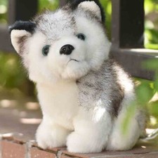 Cute Husky Dog Plush Toy Stuffed Animal Soft ...