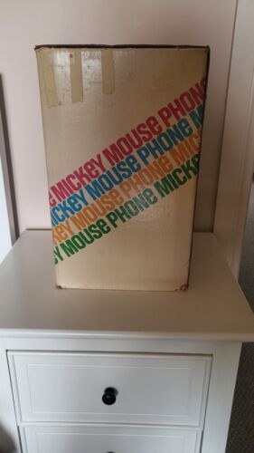 Vintage 1976 Mickey Mouse Landline Touch Tone Telephone Disney Corded Multicolor - Picture 6 of 9