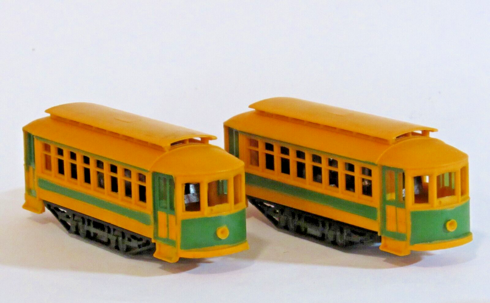 2 ho scale TROLLEY CARS for Model Train Layouts & Displays eBay