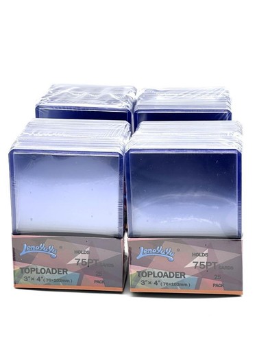 Portatarjetas Lenayuyu 3" x 4" Super Grueso Toploaders 75PT Tamaño Estándar 100 un. - Imagen 1 de 4