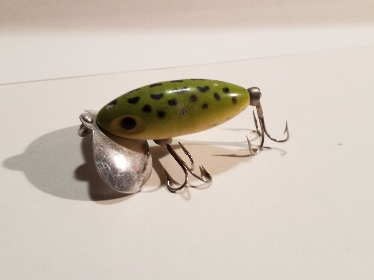 Leurre Vintage Fred Arbogast Jitterbug – Boîte D’origine, Akron Ohio