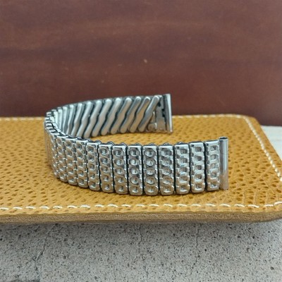 5/8'' Stainless Steel Bretton Engravable 1940s Unused Vintage Watch Band