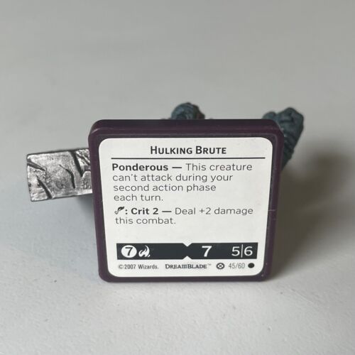Dreamblade Hulking Brute Anvilborn Miniature 45/60 WOTC 2007 Wizards - Picture 5 of 5