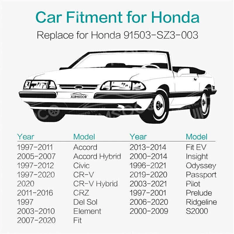 100x Para HONDA Y ACURA Trim Panel Clips Parachoques Guardabarros Pasador Remache Motor 10mm Foto 3 de 4
