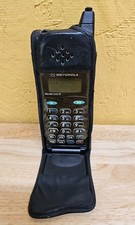 Vintage Motorola MicroTAC/650e DPC650 Analog Cell Phone NO CHARGER W/Case