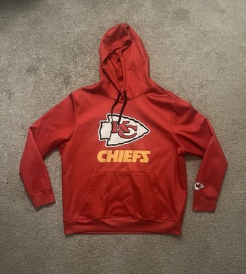 NFL Team Apparel Kansas City Chiefs NFL Football Red Sweatshirt Hoodie XL