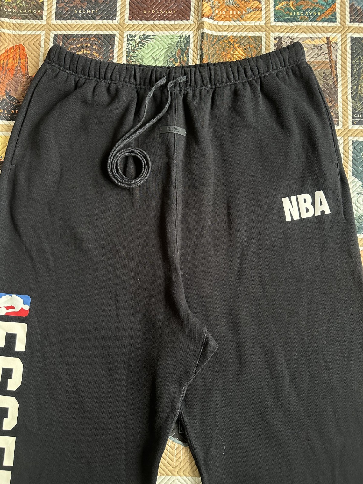 Fear of God Black NBA Lounge Fleece Sweatpants - Size XXL  (New without tags) thumbnail 4