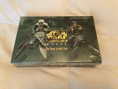 Star Wars CCG Decipher Endor Sealed Booster Box - SWCCG - 30 Packs 1999 - New