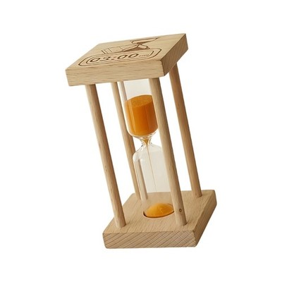 Wooden Hourglasses Sand Timer With Luminouses Feature For Time Management