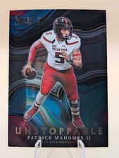 2022 Select Draft Picks Patrick Mahomes II Unstoppable insert card #US-PM