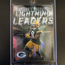 2025 topps chrome Football Lighting Leaders Josh Jacobs SSP Case Hit 