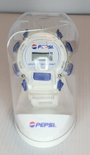 Vintage PEPSI Promotional Advertisement Watch Shock Resist in Case! not working