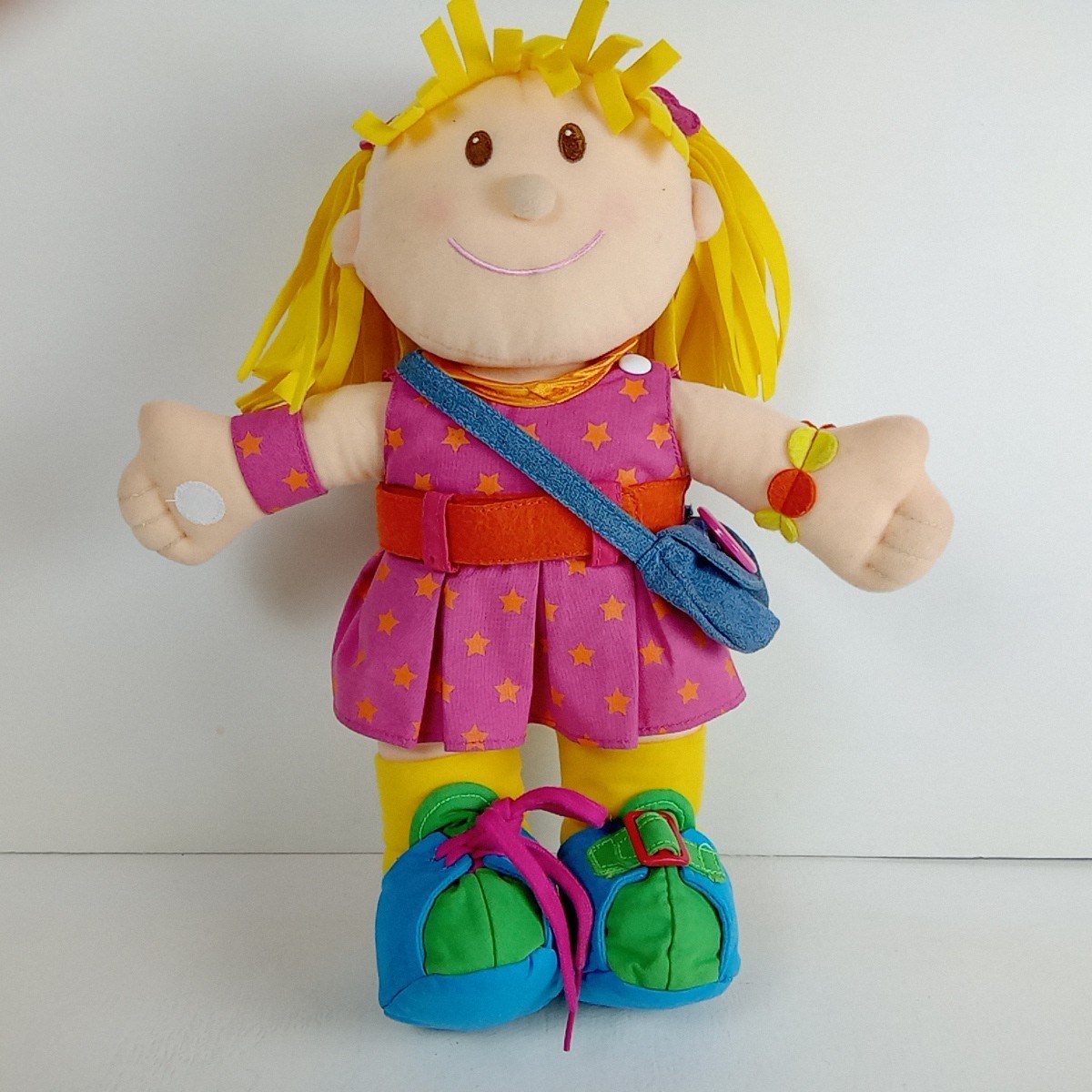 Early Learning Vintage Learn To Dress Emma Doll Soft Toy UK